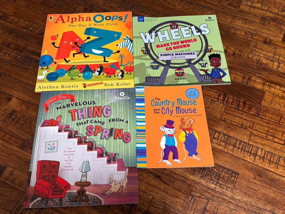 Lot of 5 Hard Soft Cover Educational Learning Reading Books Kids Children